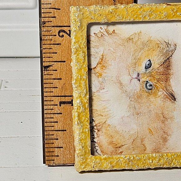 Original Watercolor by Stephanie T. Kemper Dollhouse Miniature 1:12 Scale - Picture 5 of 5